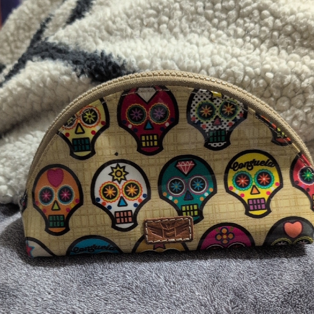Consuela Leopard Print Cosmetic Pouch